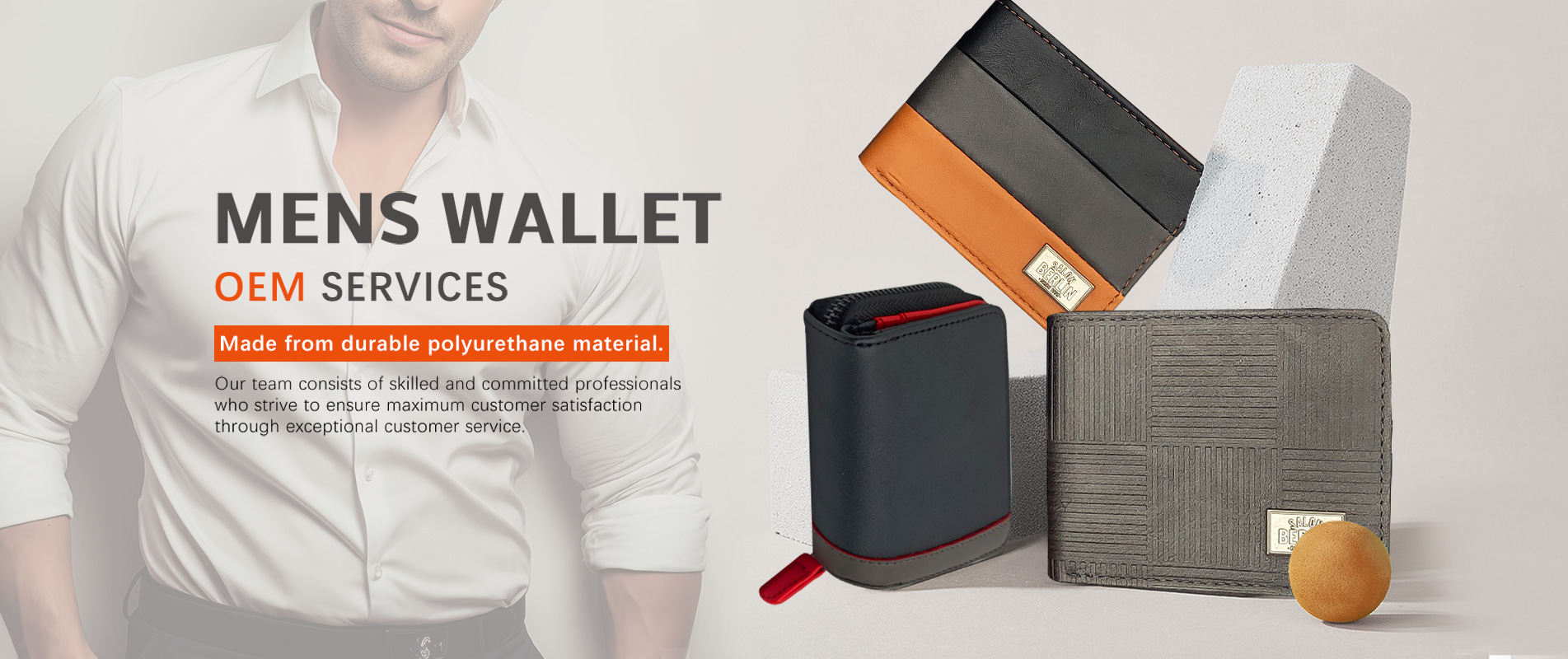 Carteira Bifold Personalizada para Homens