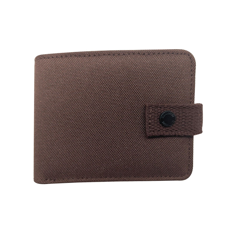 Carteira Bifold com fecho de tira para homens